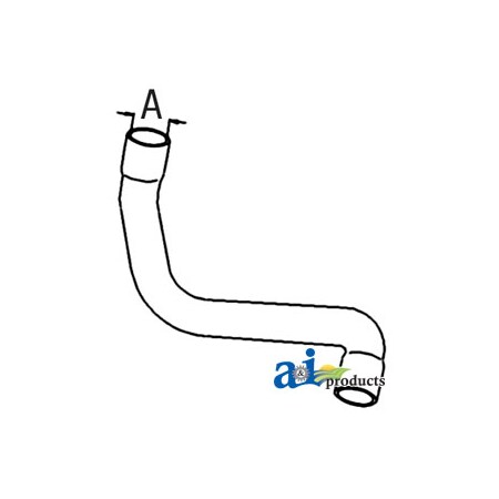 A & I Products Radiator Hose, Lower 14" x2" x2" A-K915206